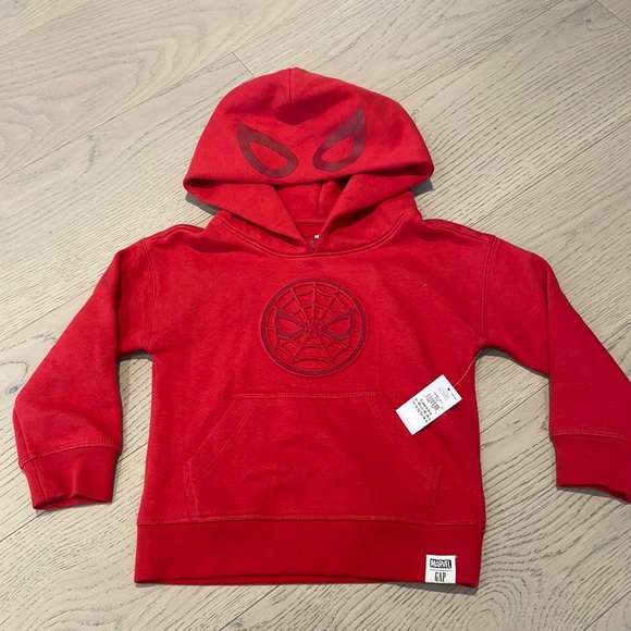 Gap toddler size 3 SpiderMan red sweatshirt BNWT - Picture 1 of 3